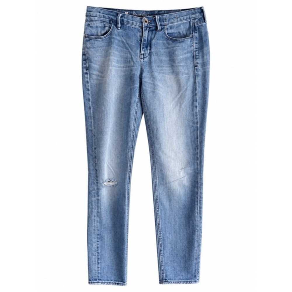 Madewell Skinny Skinny Jeans 27 Distressed Ankle Denim Indie Sleaze 2010s